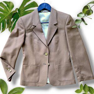 Vintage Aquascutum Camel Blazer, sz XS
